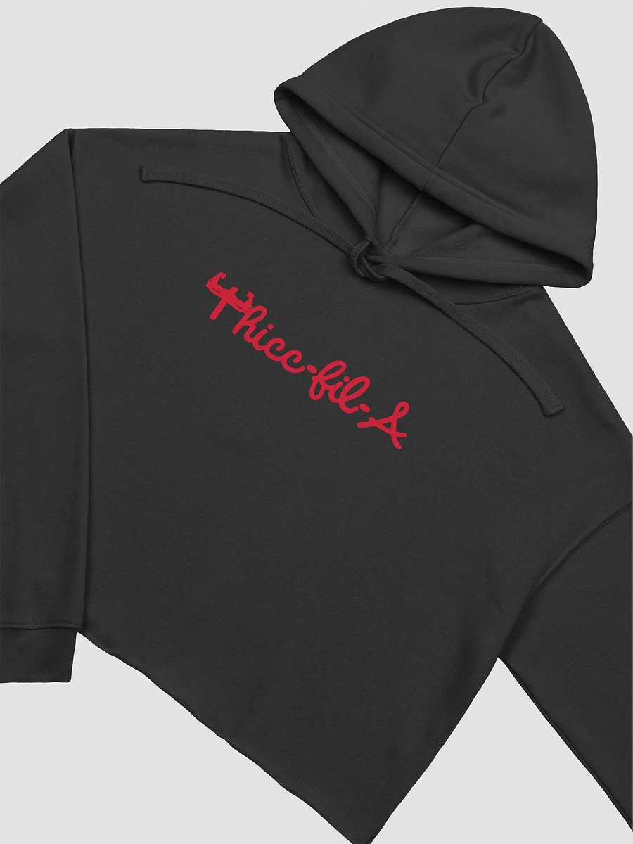 Thicc-fil-A Crop Top Hoodie product image (8)