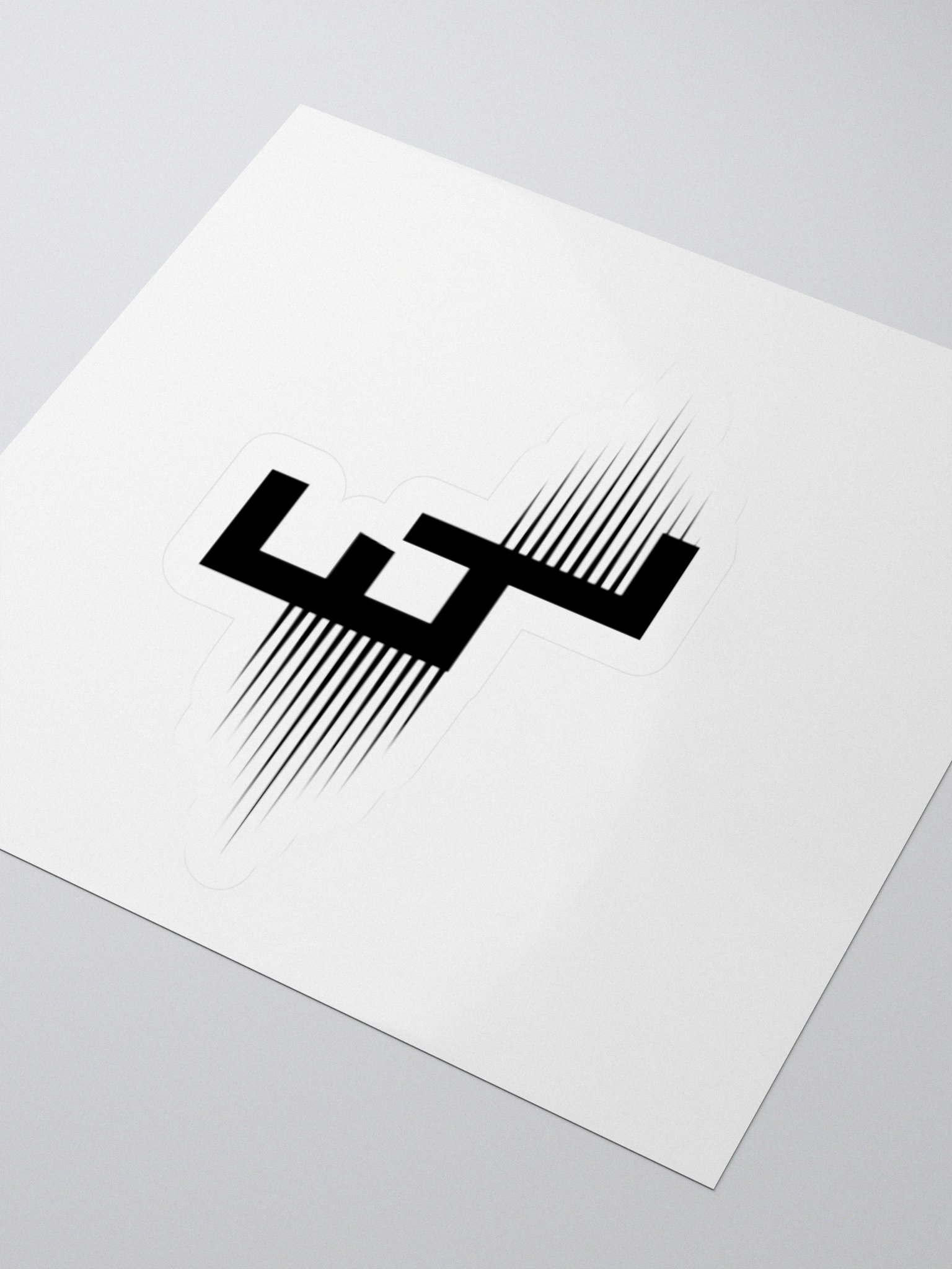 EchoLore Sound Wave Logo Sticker product image (3)