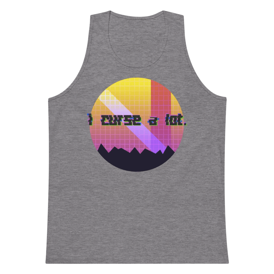 i curse a lot. Vaporwave Mens Tank Top product image (79)