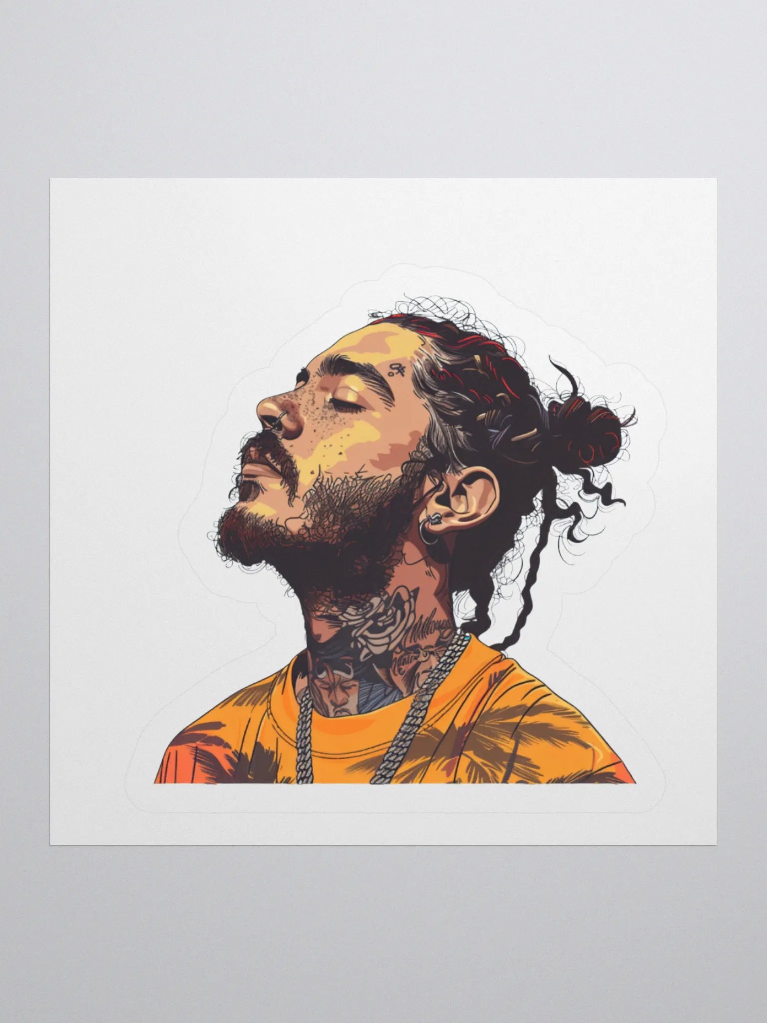 Posted Up Laptop Sticker product image (1)