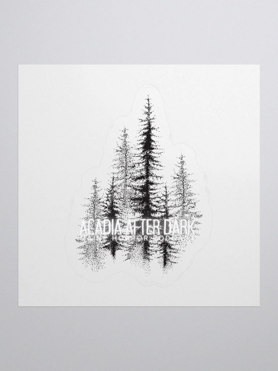 Acadia After Dark Trees Logo Sticker product image (2)