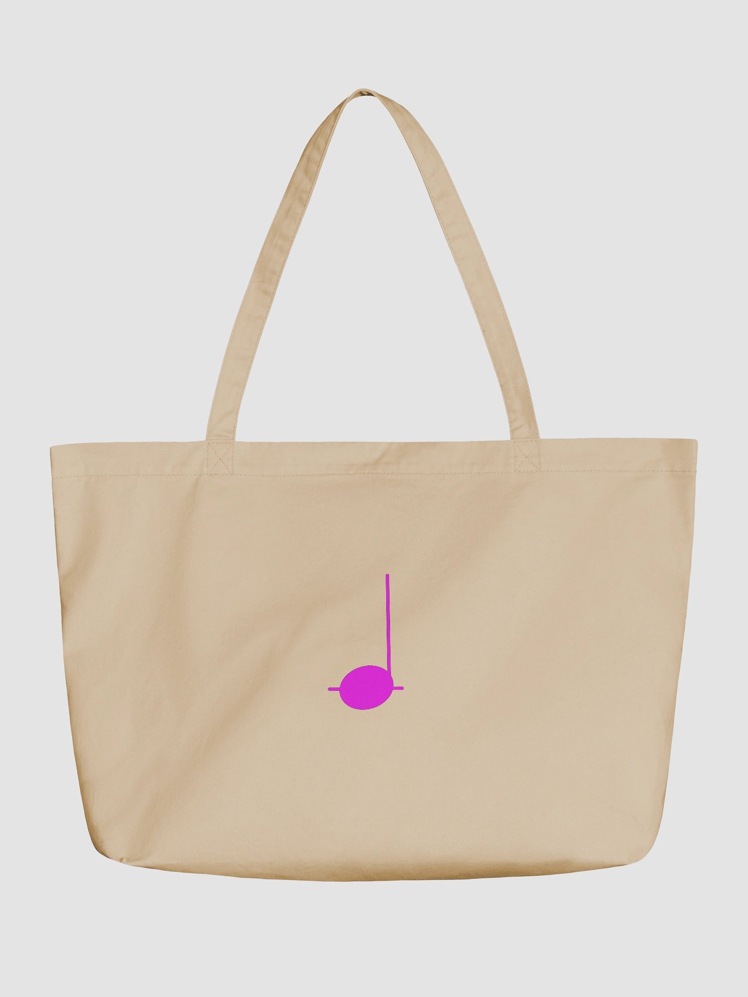 Popcorn Anime Melodic Pink Note Organic Tote Bag product image (1)