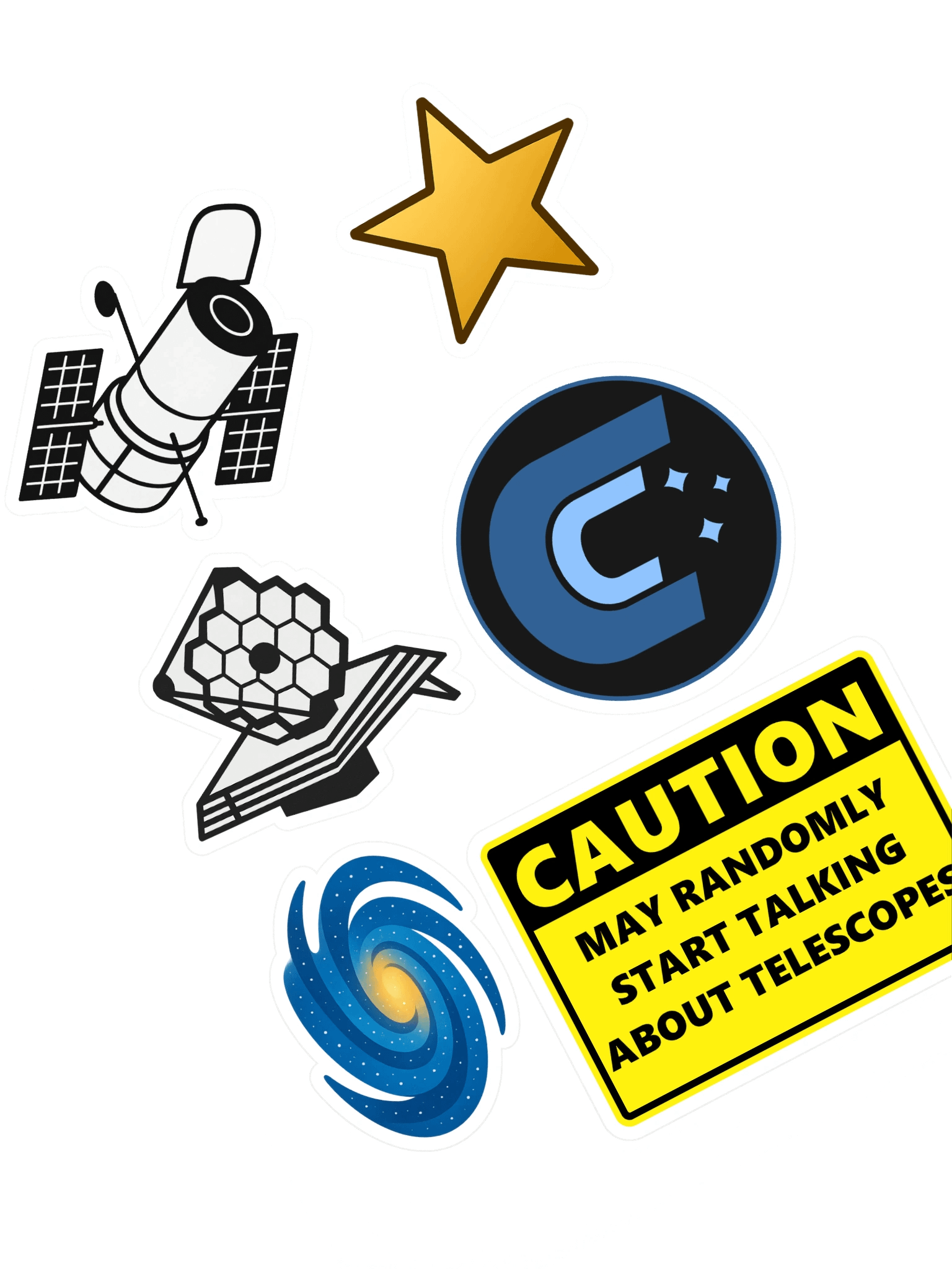 Cosmic Curiosity Sticker Pack product image (1)