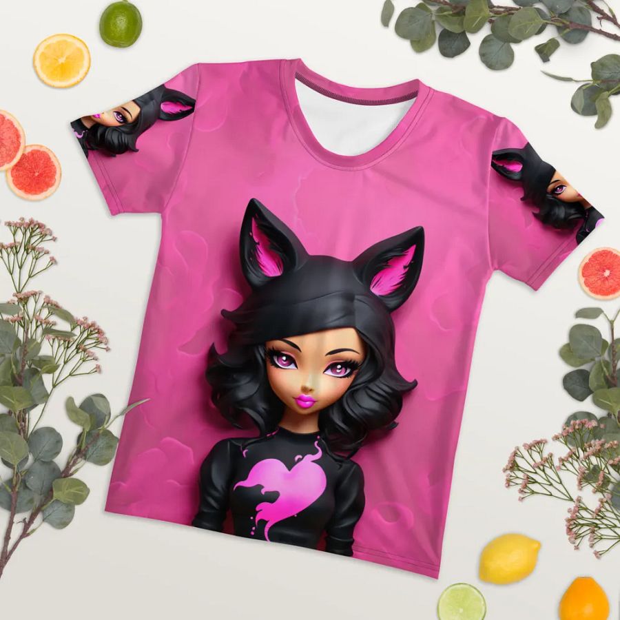 Black Pink T shirt product image (4)
