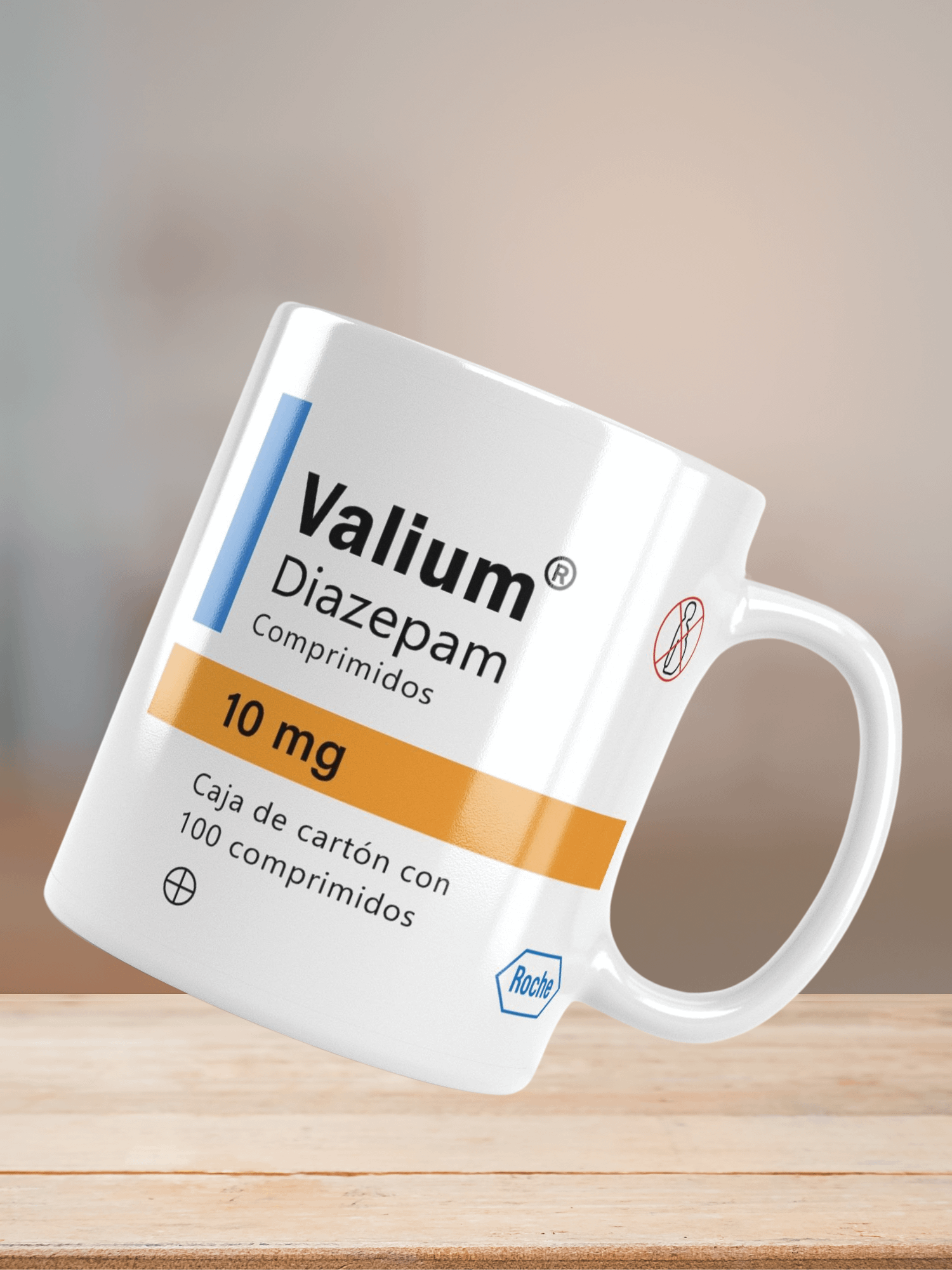 "Diazepam-spanish" Ceramic mug product image (8)