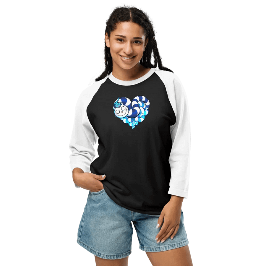 Heart Worm Jersey Raglan Tee. product image (8)