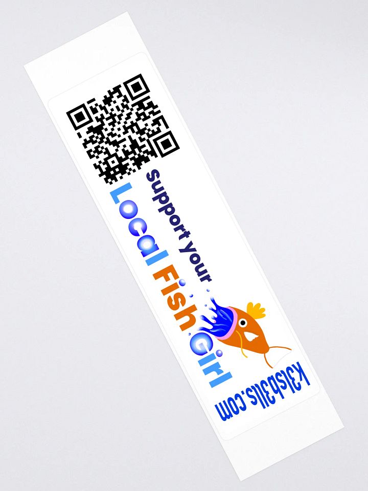 Support Your Local Fish Girl Bumper Sticker product image (2)