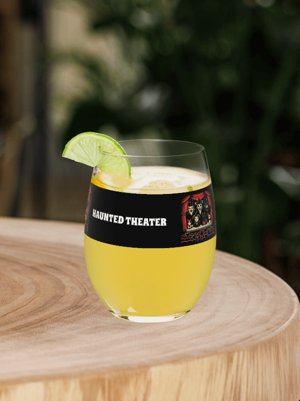 Haunted Theater Stemless Wine Glass product image (6)