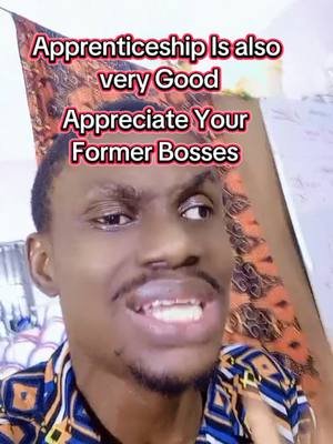 Apprenticeship Is also very good, appreciate your former bosses #apprenticeshipvsfashionschool #apprenticeshipversusfashionacademy