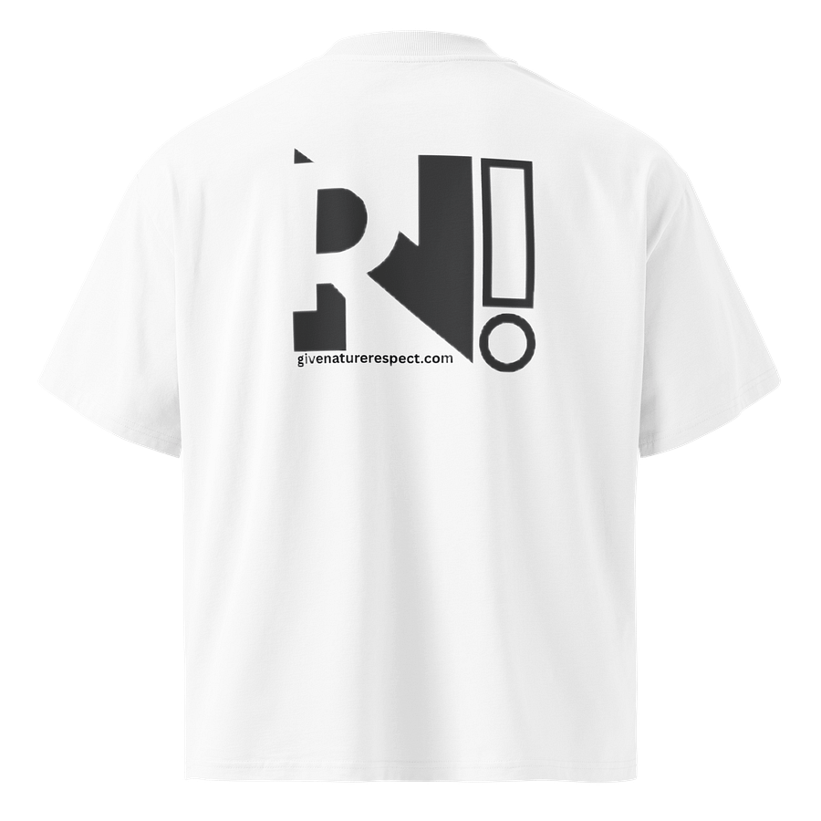 RN! Organic Unisex White Oversized Tee product image (4)