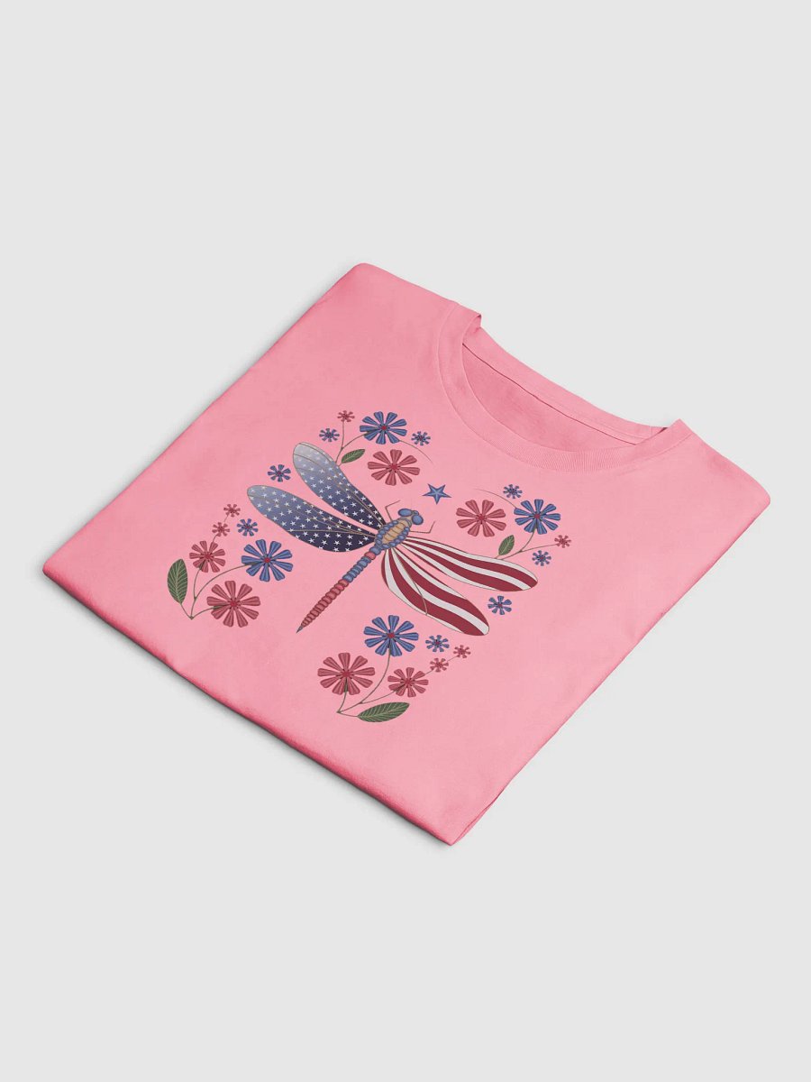 Party Like It’s 1776 - Patriotic Dragonfly American Flag DesignWomen's Crop Top product image (19)