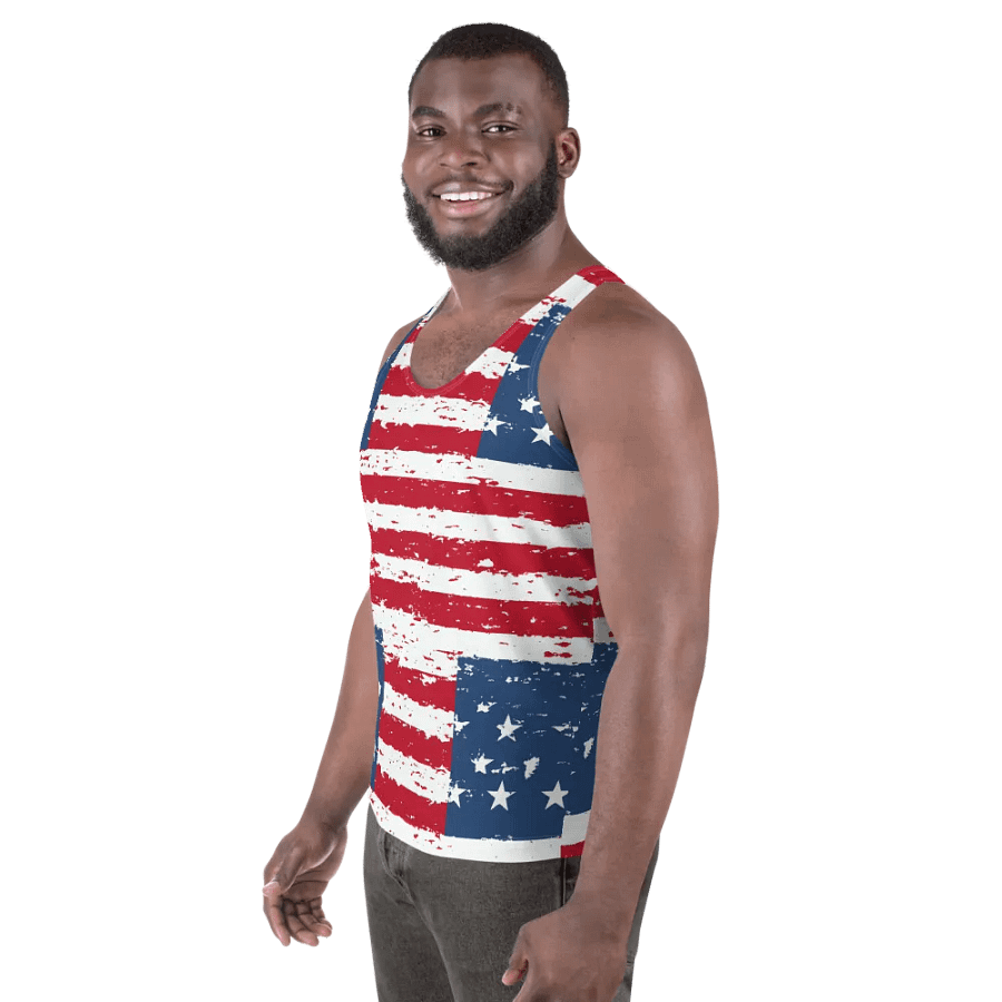 Geaux 31 (On Back) Vintage Flag Style Men's Tank Top product image (6)