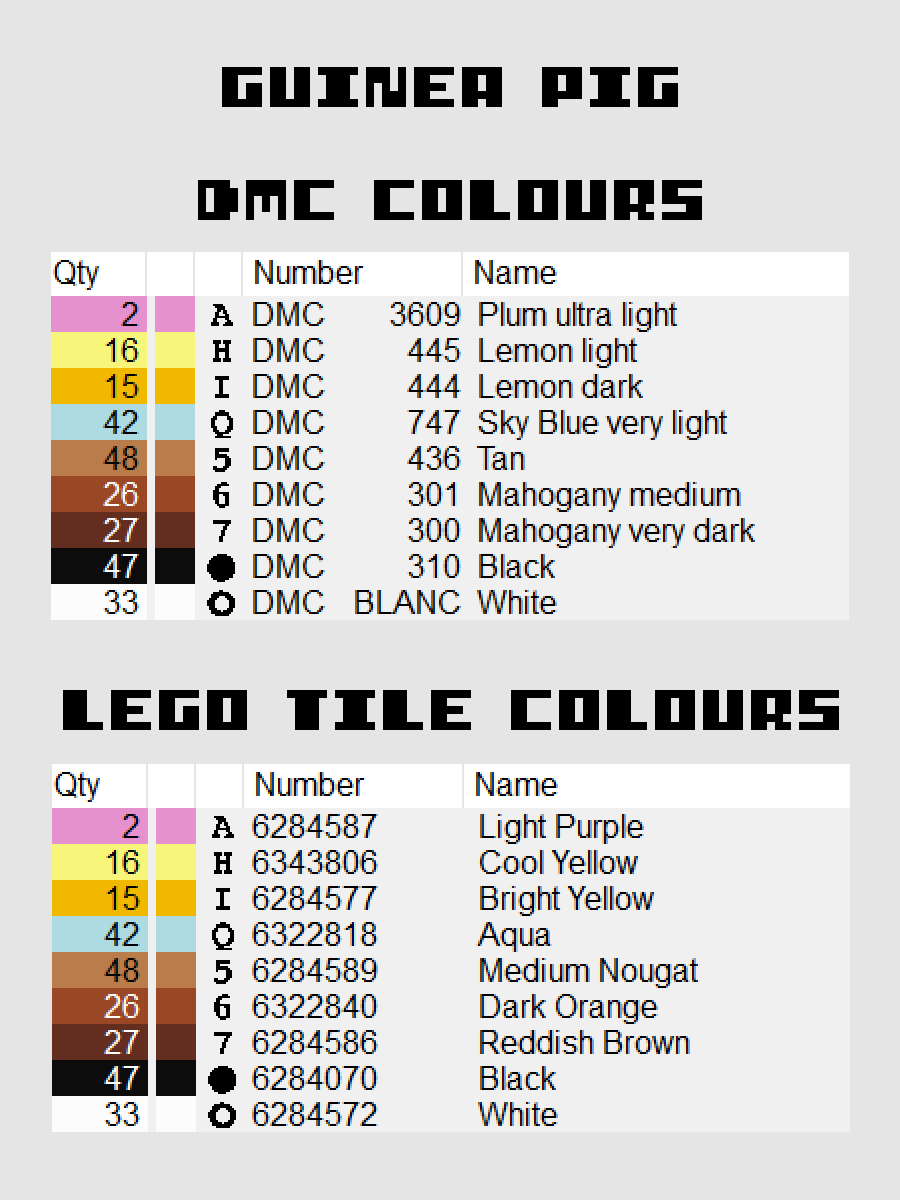 Guinea Pig Pixel Art product image (4)