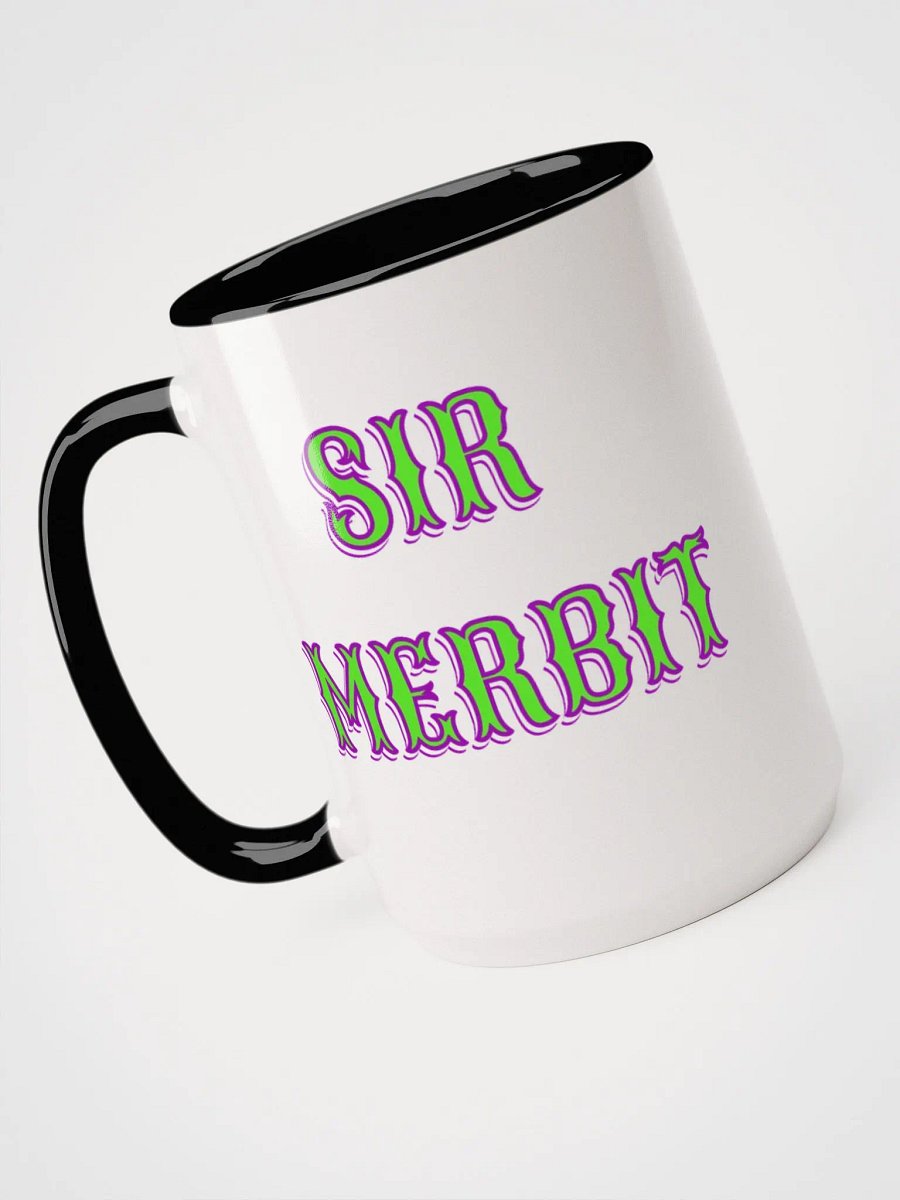 ''Sir Merbit'' 15 oz Ceramic Mug w/ Color Inside product image (4)