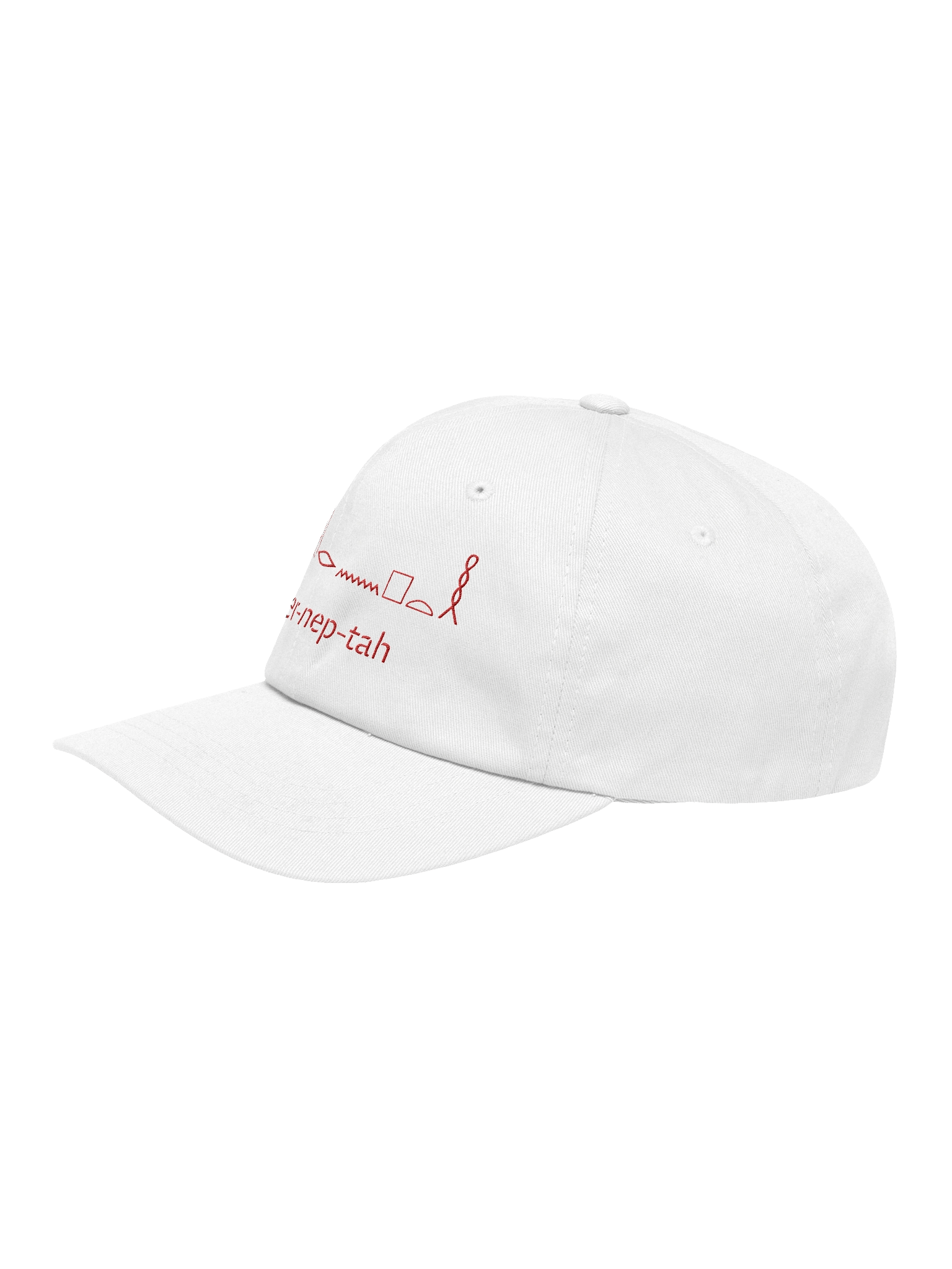 Merneptah's Hieroglyphic Hat - White | Learn Ancient Egyptian Names product image (6)