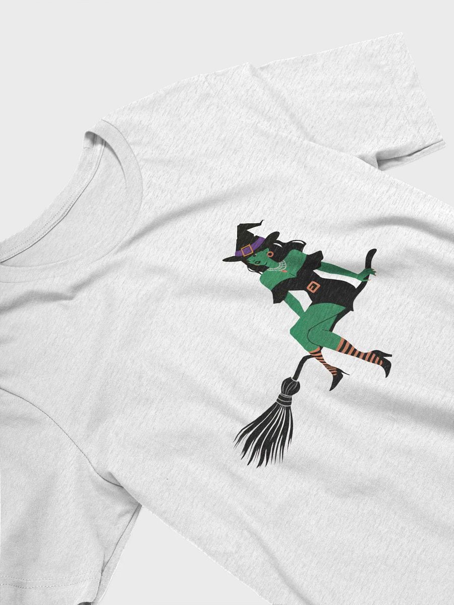 Green Witch On A Broom Stick product image (17)