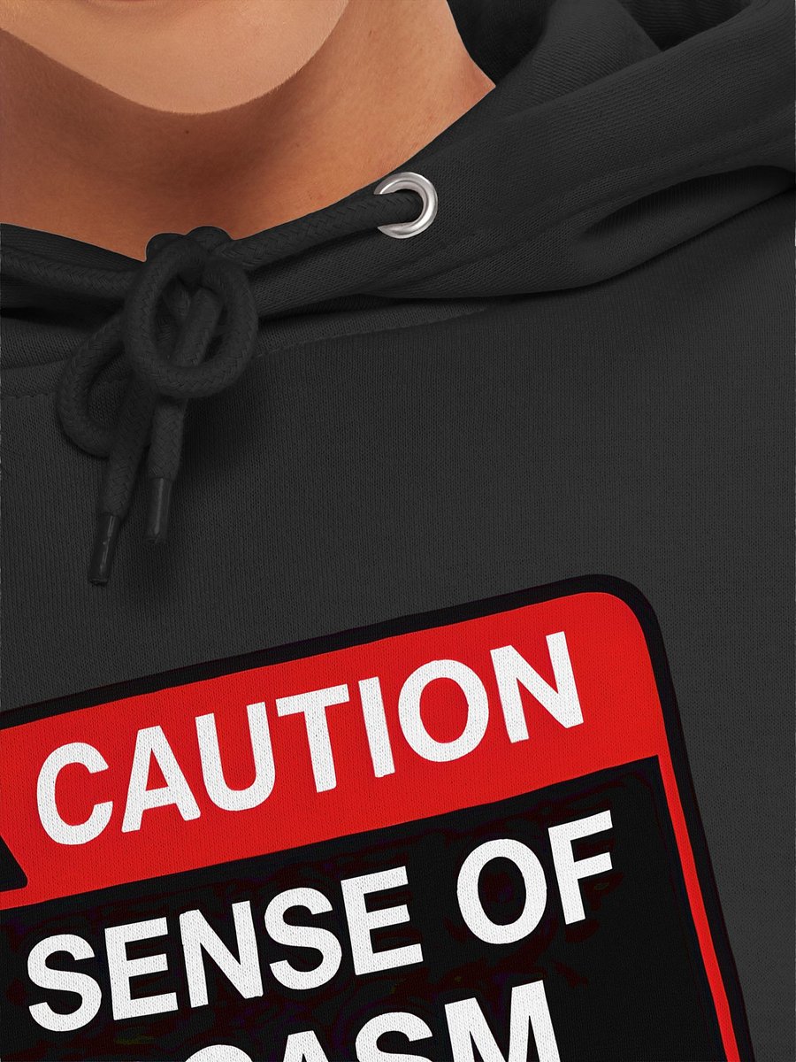 Women's Caution: My Level Of Sarcasm Hoodie – Funny Warning Graphic Hoodie | Bold Sarcastic Humor Hoodie product image (7)