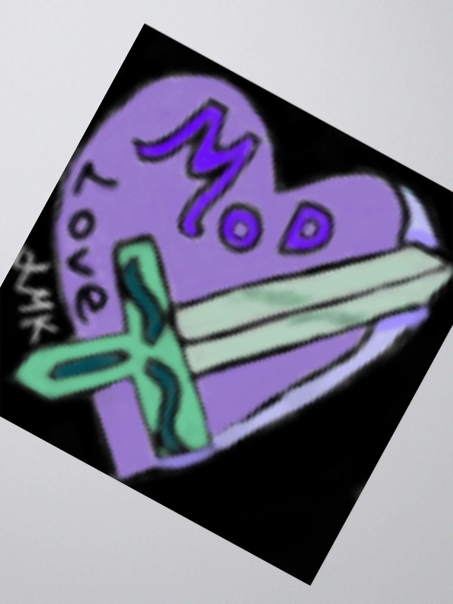 Mod Love Emblem Kiss Cut Stickers product image (6)