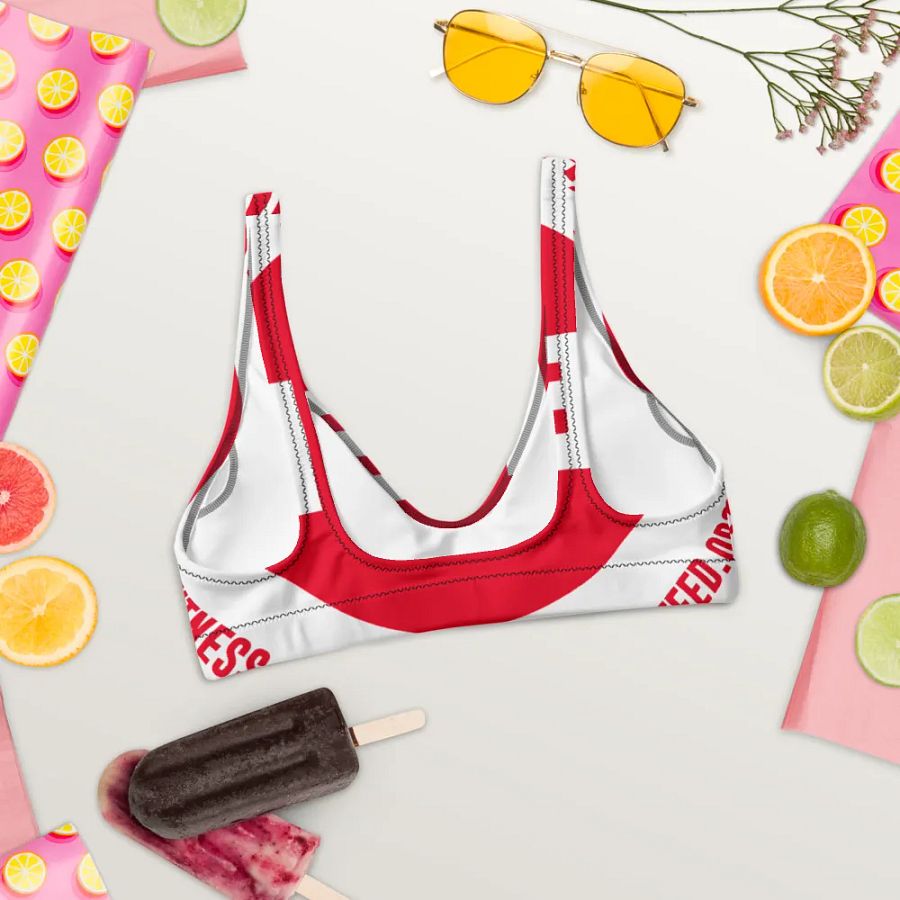 IFBNewsfeed.Org's All-Over Print Recycled Padded Bikini Top product image (2)