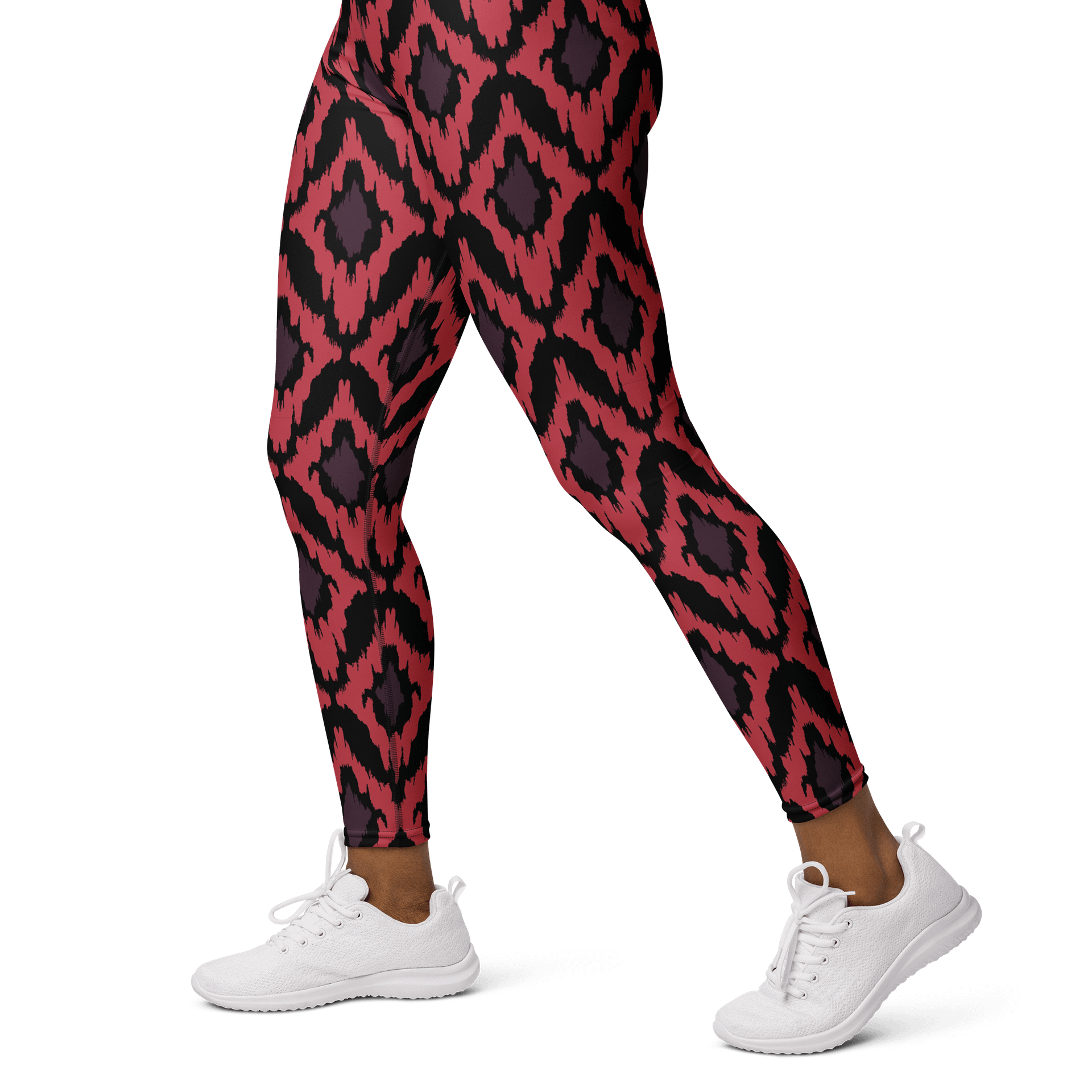 Vibrant Aztec Pattern High-Waisted Yoga Leggings product image (3)