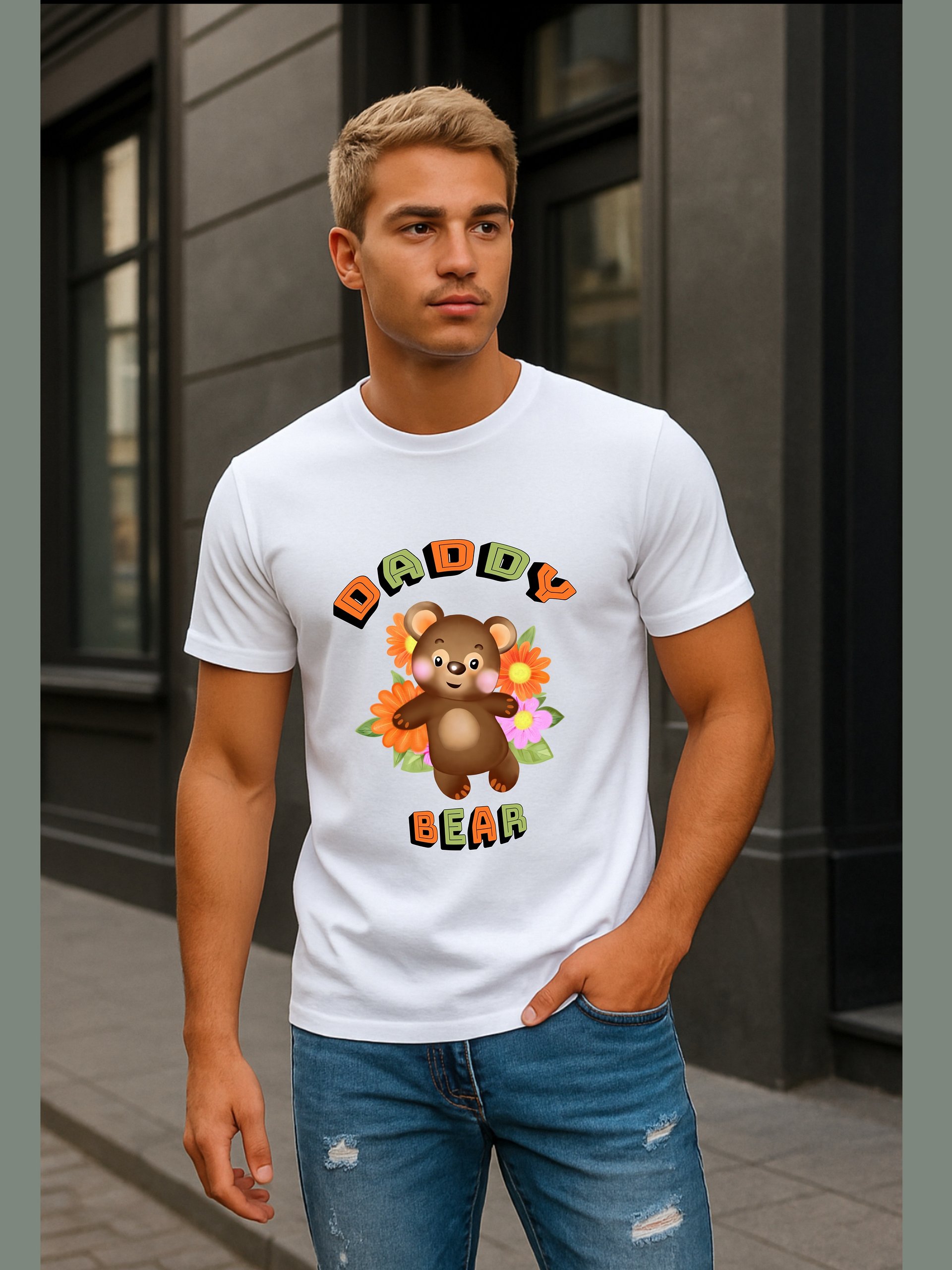 Daddy Bear Floral T-Shirt product image (1)