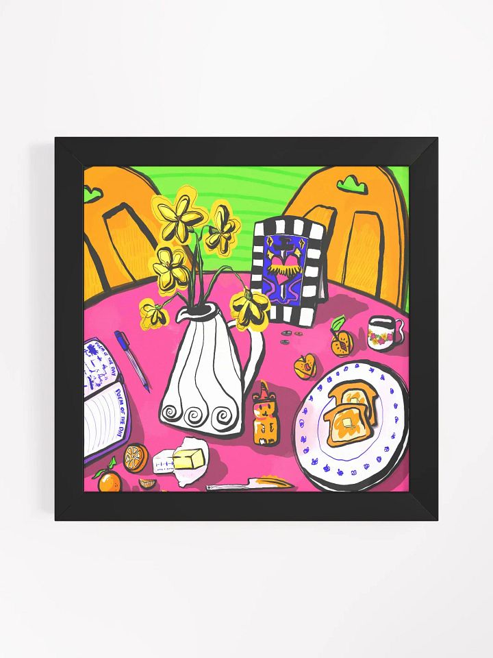 Writer's Breakfast Framed Print product image (1)