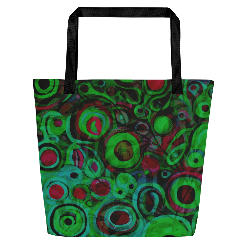 klimt inspired design all over print tote for arty men and ladies product image (1)