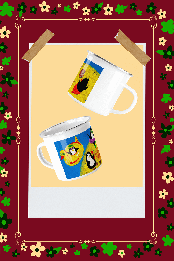 Beach Friends Enamel Mug product image (2)