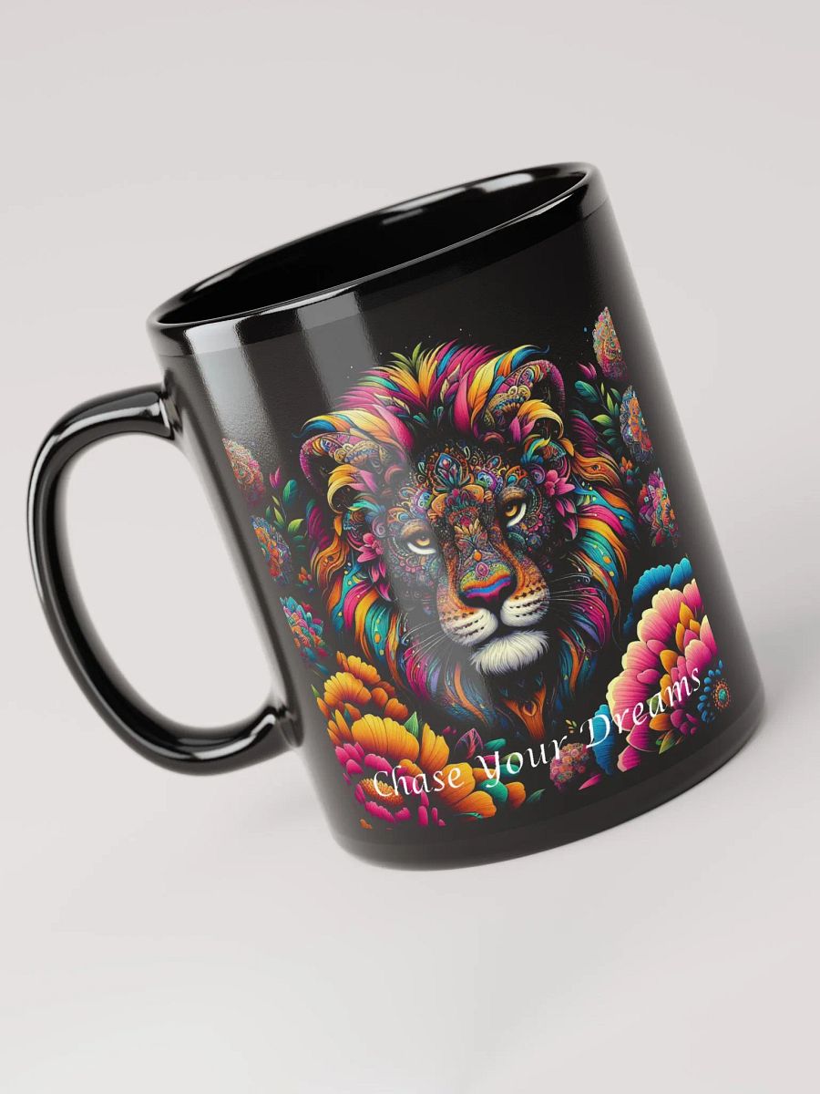 "Chase Your Dreams" #Motivational Glossy Black Mug product image (6)