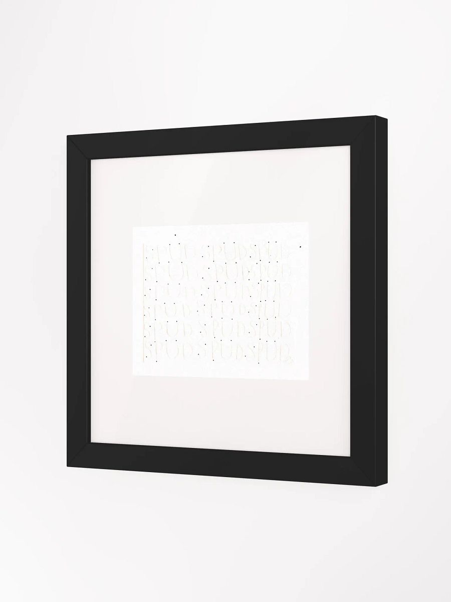 Spud Panel Card Print Framed product image (1)