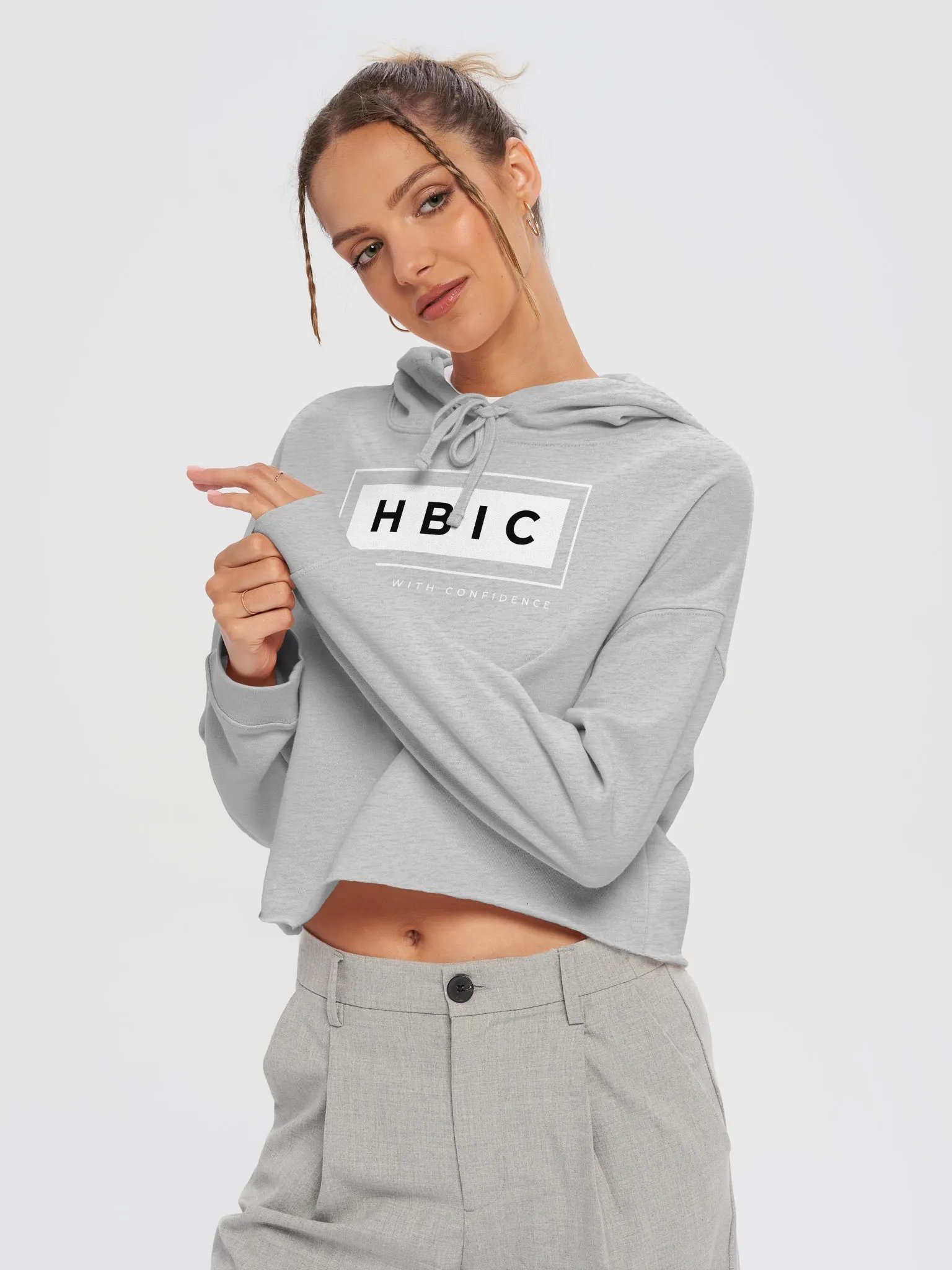 HBIC Cropped Hoodie 1. product image (15)