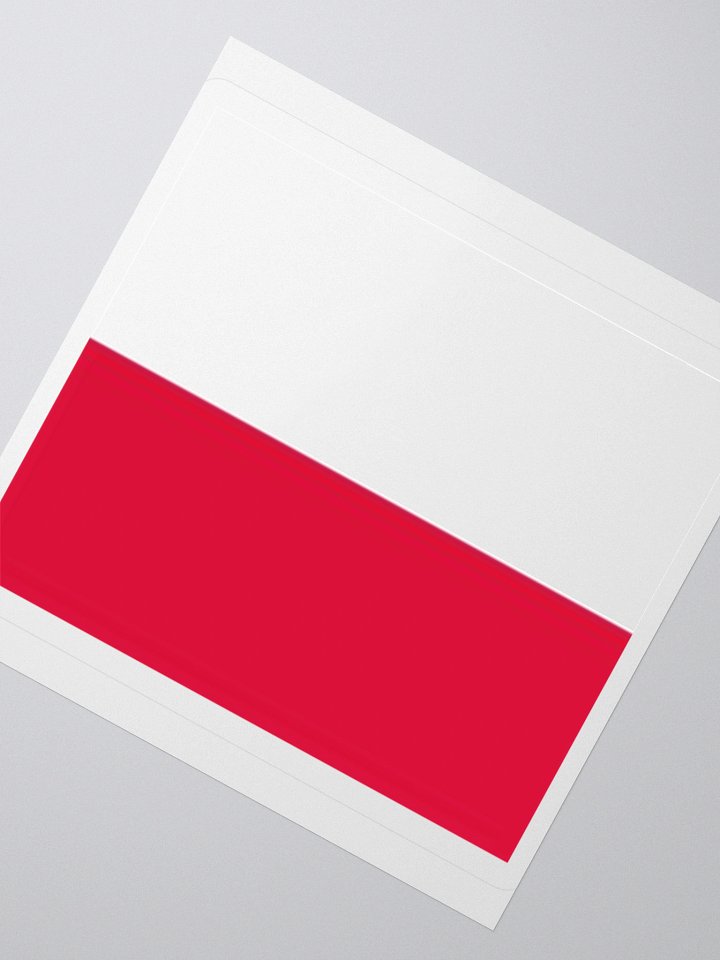 Exclusive Poland Flag Kiss-Cut Stickers - High-Quality Vinyl, Multiple Sizes product image (5)