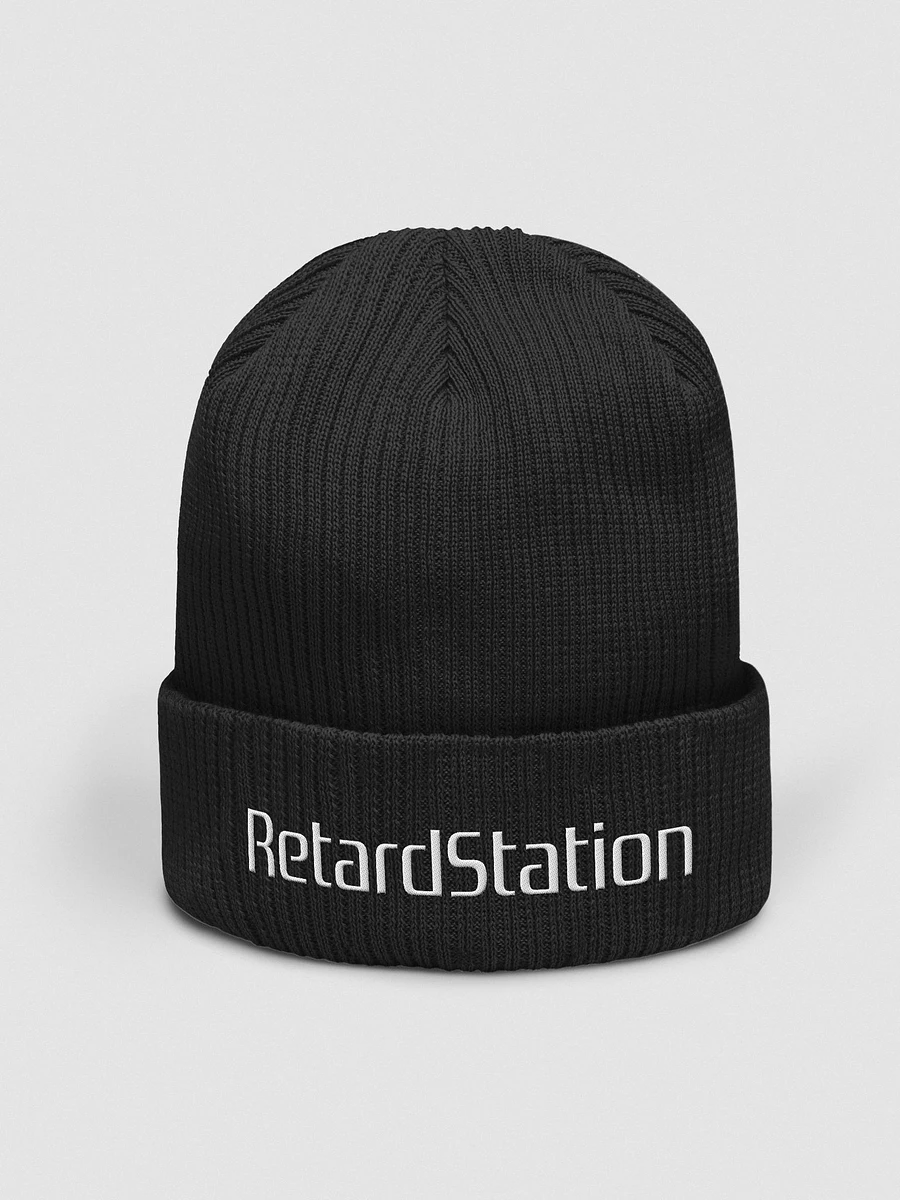 RetardStation Organic Ribbed Beanie product image (1)