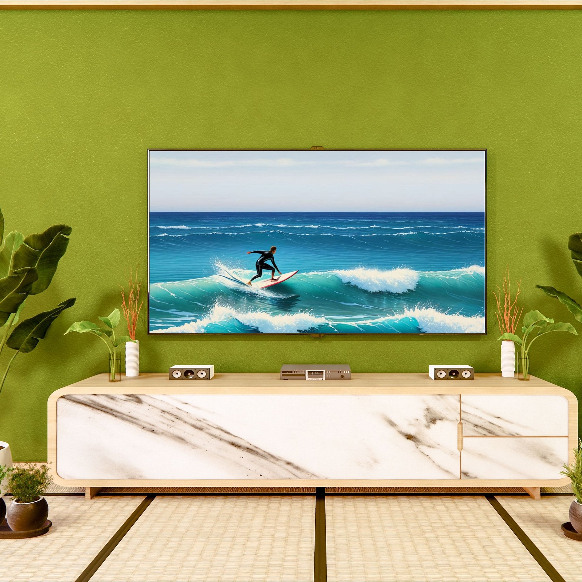 Surf's Up TV Frame Art product image (2)