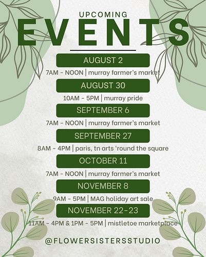Here’s the latest schedule of vendor events for the rest of the year!