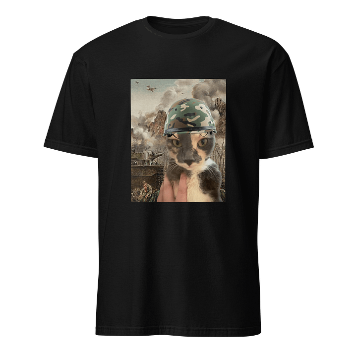 Kitty “Thousand-yard stare” Graphic Short Sleeve Tee product image (1)
