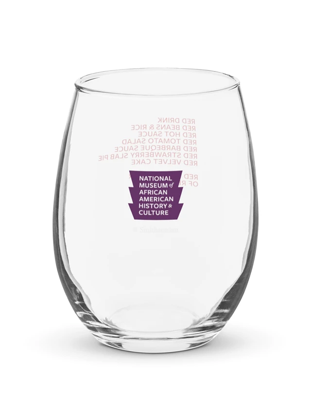 “Red is the Color of Resilience” Wine Glass product image (2)