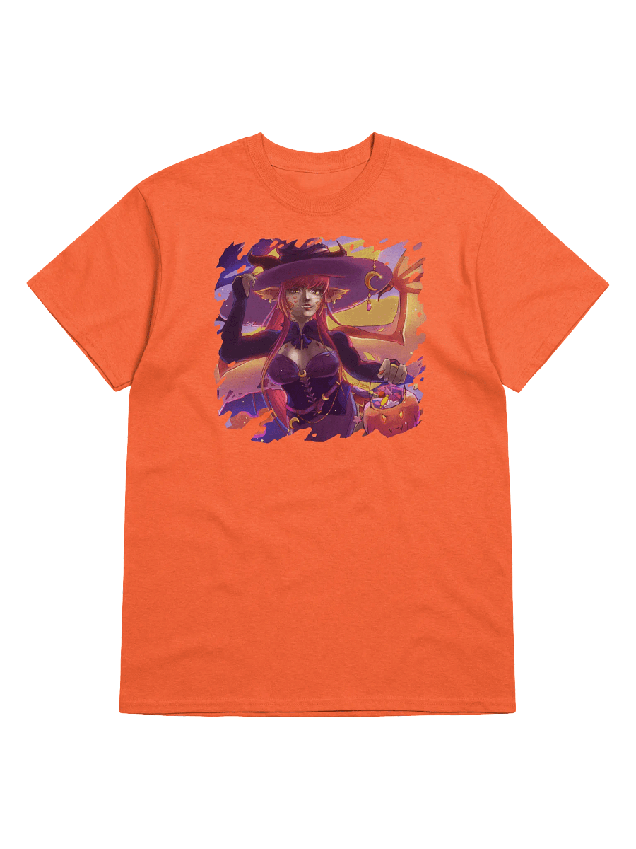 CosmicChroma Vtuber Halloween - Spooky Witch - Colorful Gildan T-Shirt - Art by CosmicChroma product image (3)