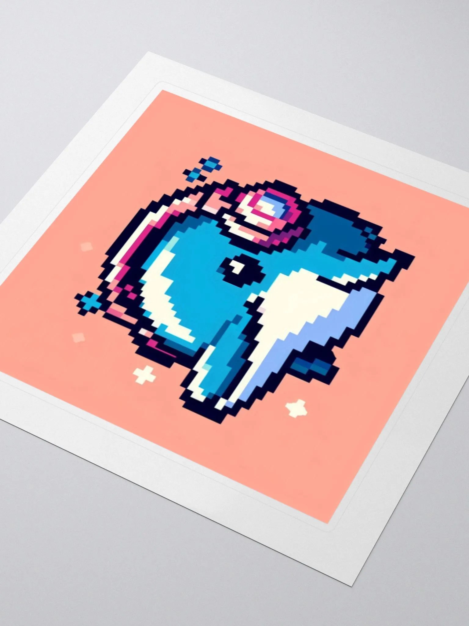 Baby Dolphin DJ Sticker product image (3)