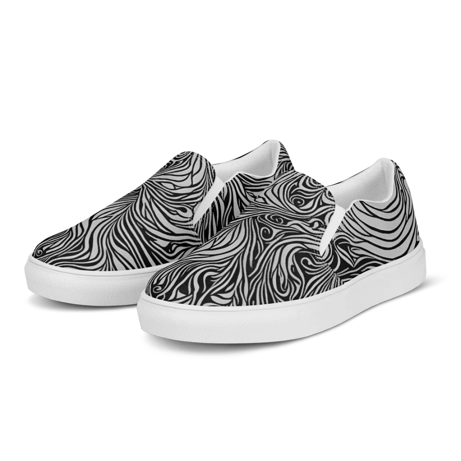 Ink Swirl Canvas Slip-Ons product image (6)