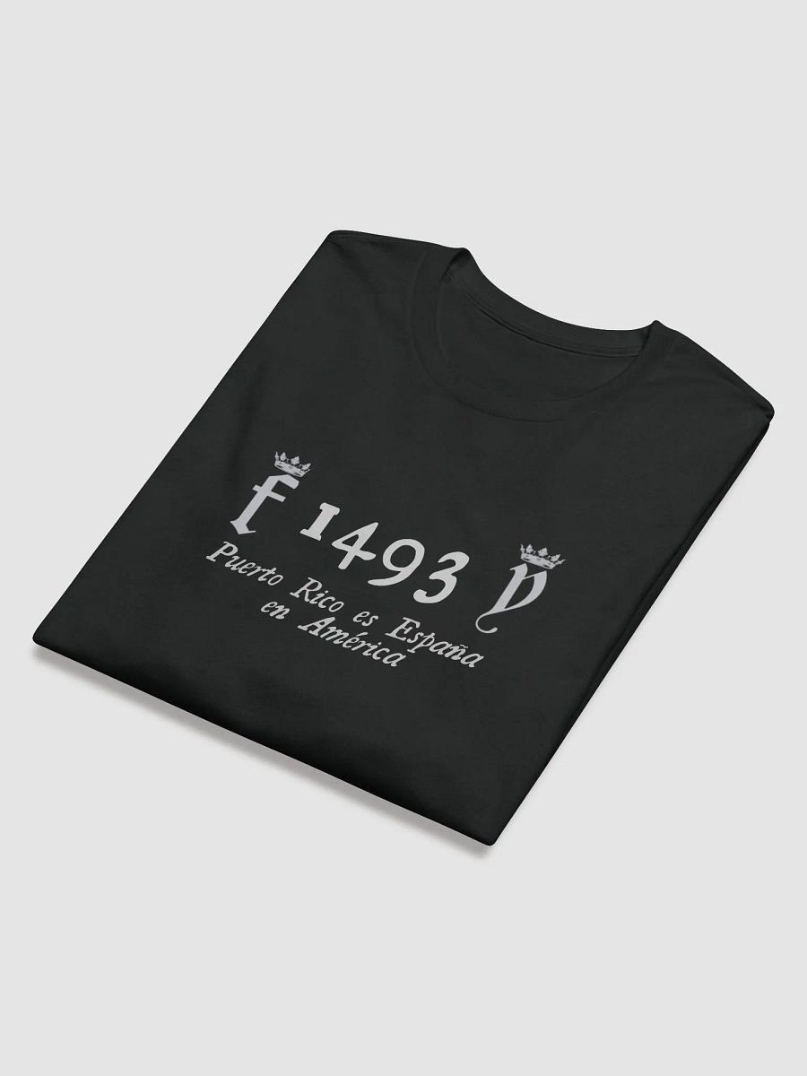 Camiseta manga larga negra - 1493 Puerto Rico es España en América product image (5)