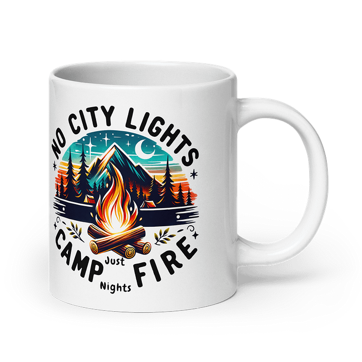Mountain Night Campfire Mug product image (3)