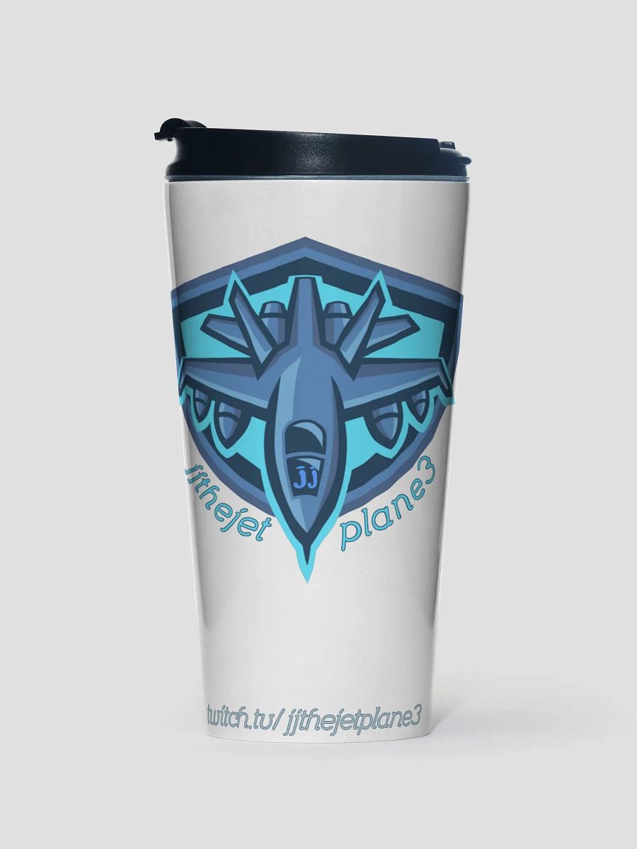 Stainless Steel JJ Travel Mug w/ Shield product image (1)