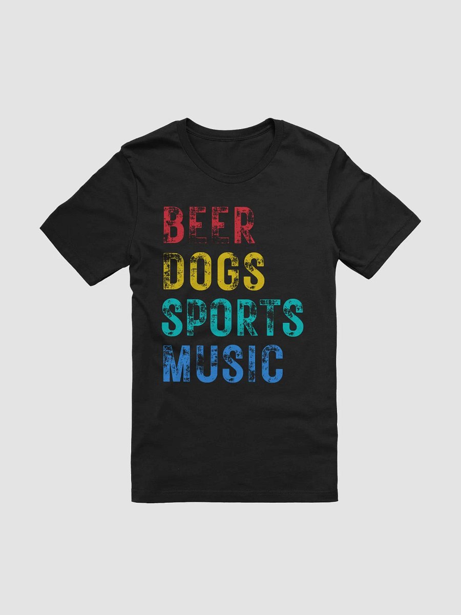 Beer Dogs Sports Music T-Shirt - Outrageously Fun BDSM Gift Tee product image (1)