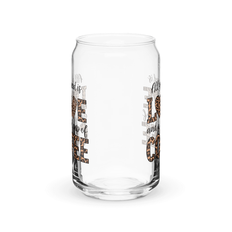 Leopard Love Coffee Can Glass product image (3)