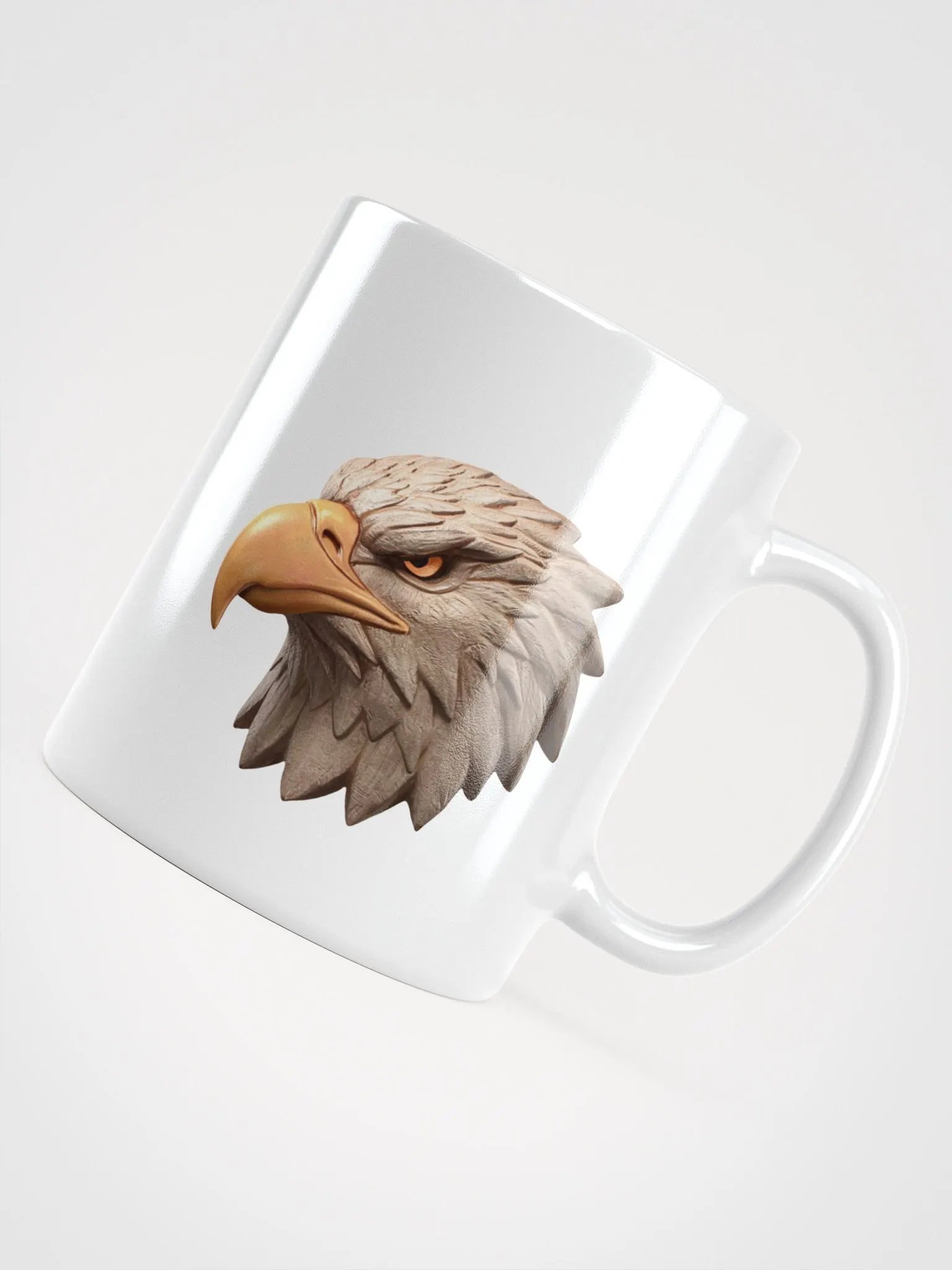 Majestic Eagle Head Sculpture Mug product image (10)