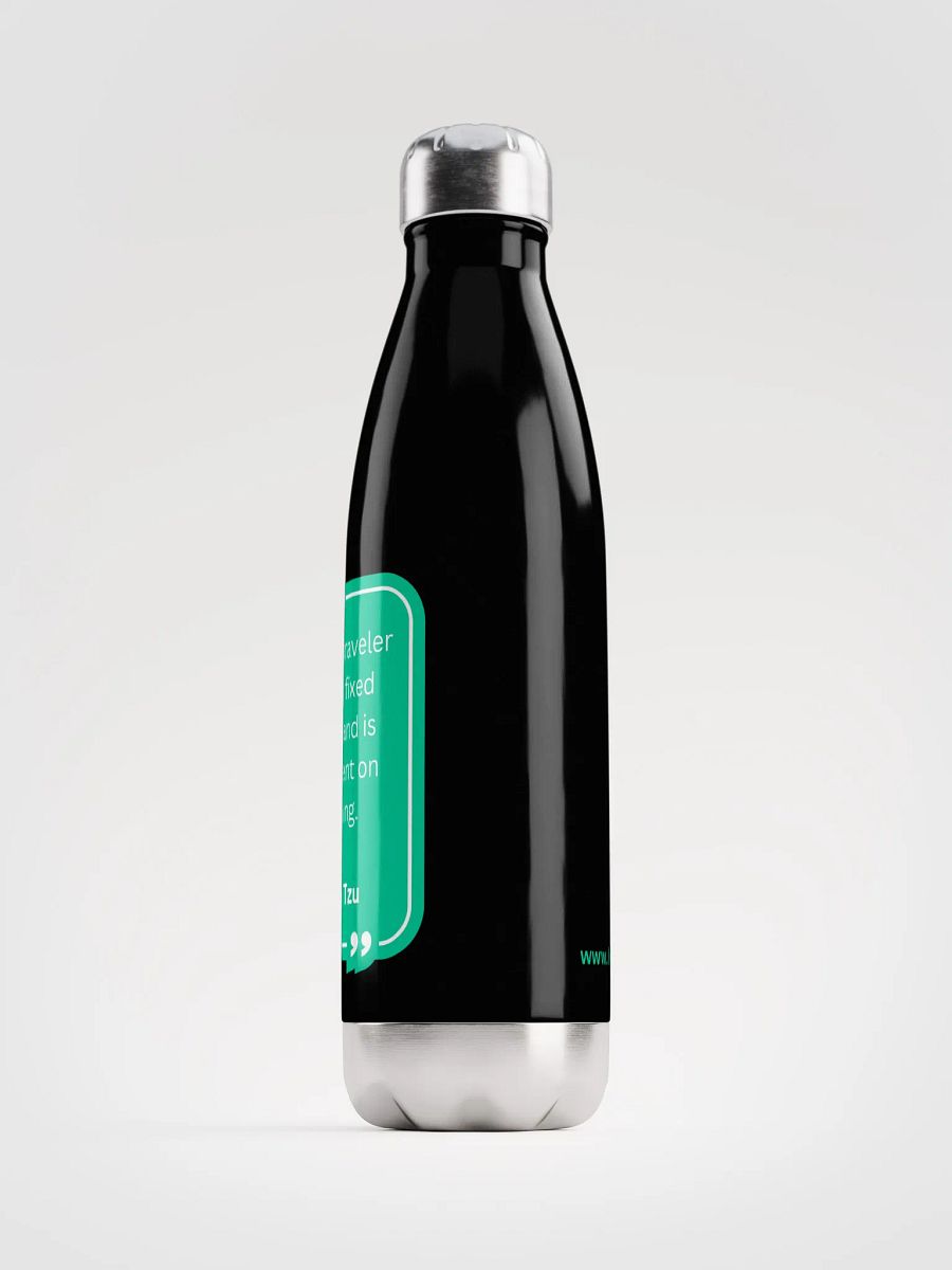 Stainless Steel Bottle with Lao Tzu Travel Quote product image (1)