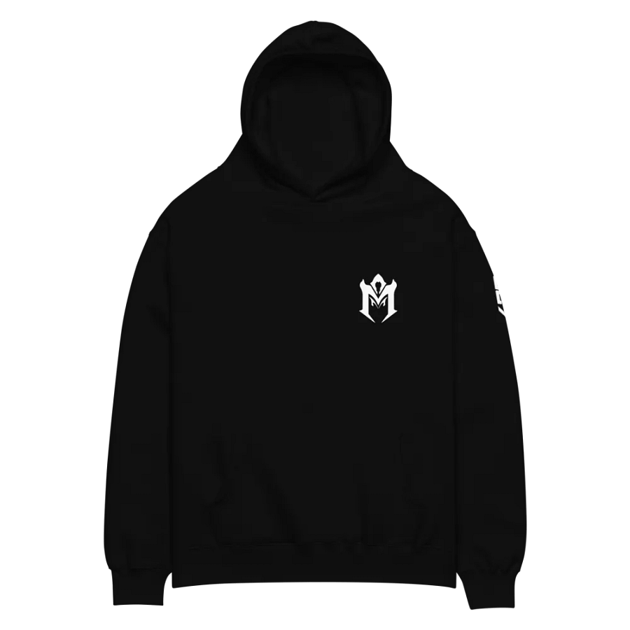 Majski black hoodie logo product image (2)