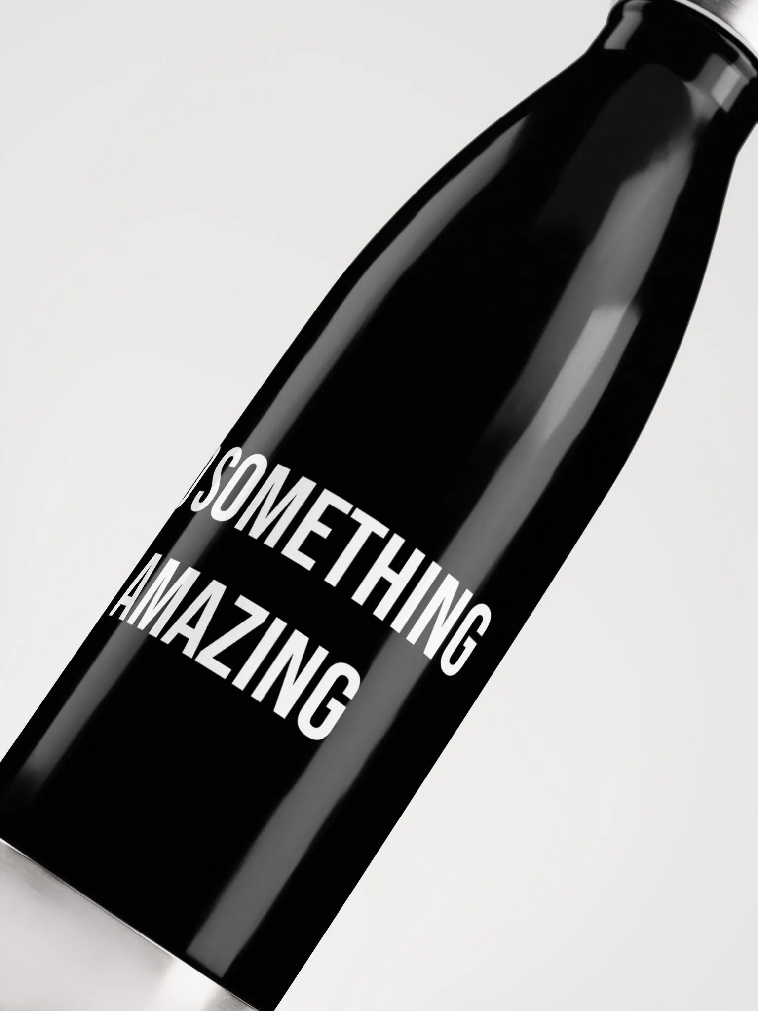 Travel water bottle - Black/White product image (5)