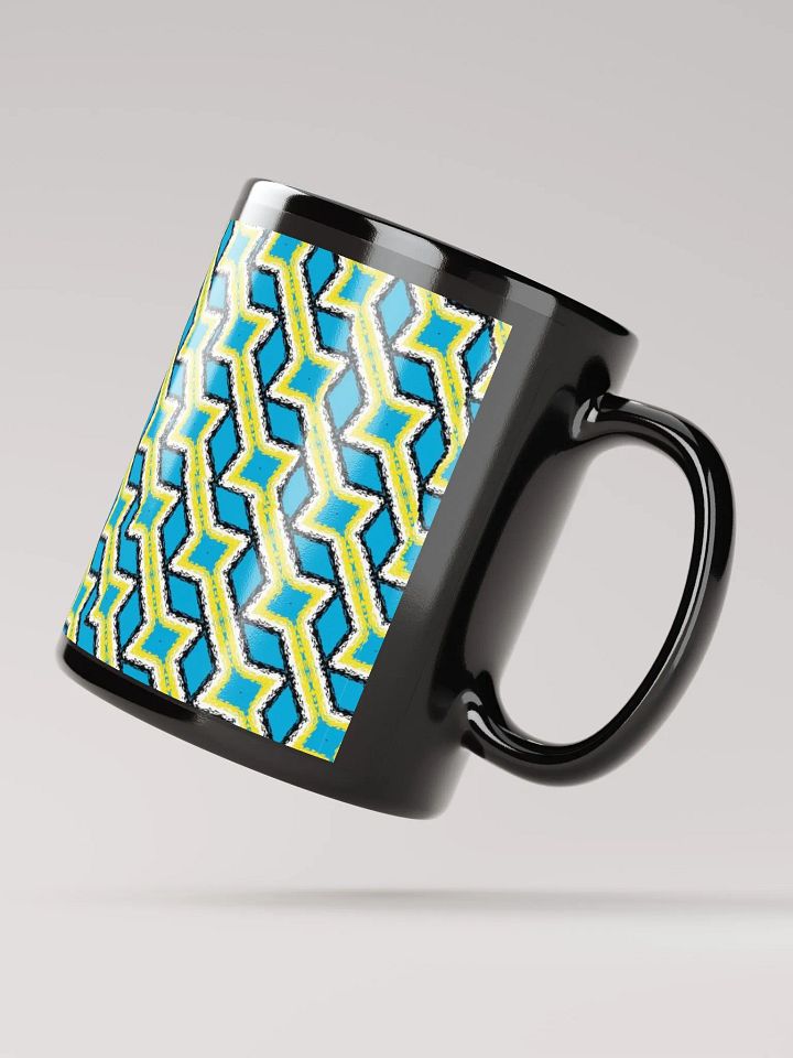8T Sips Mosaic Black Glossy Mug product image (3)